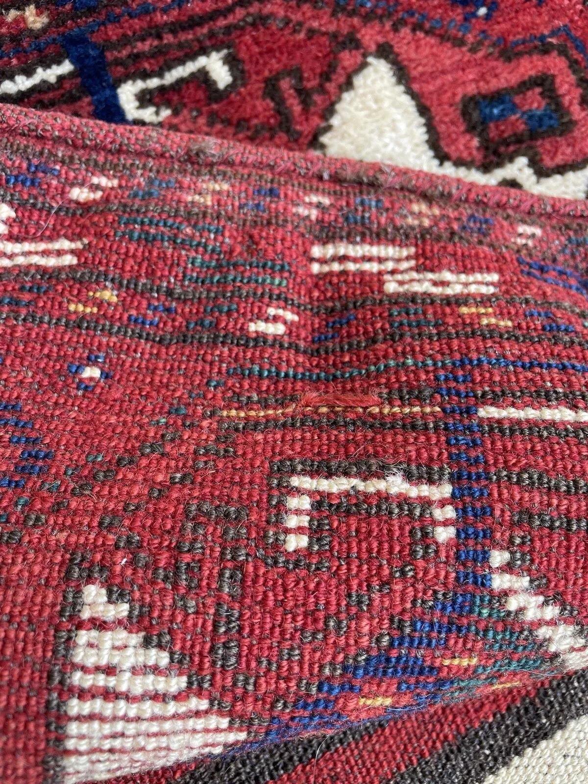 Sac persan kurde de collection fait à la main 1,3' x 2,5', années 1910 - 1N33 en vente 1
