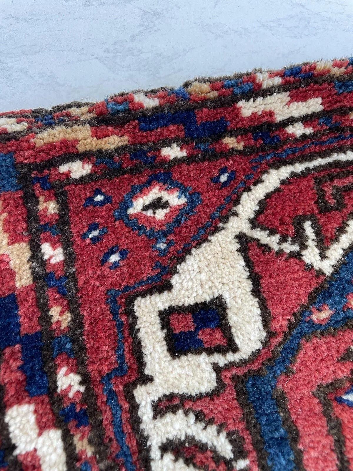 Sac persan kurde de collection fait à la main 1,3' x 2,5', années 1910 - 1N33 en vente 2