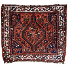 Handmade Vintage Collectible Shiraz Style Bag Face, 1930s, 1C362