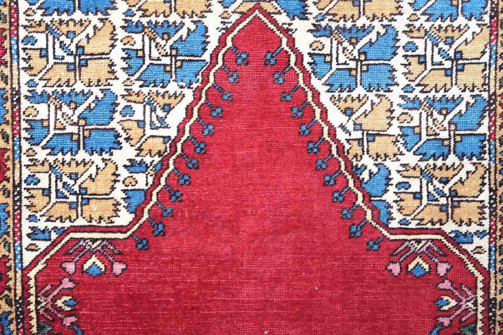 Hand-Knotted Handmade Antique Collectible Turkish Transylvania Rug, 1880s, 1P129 For Sale