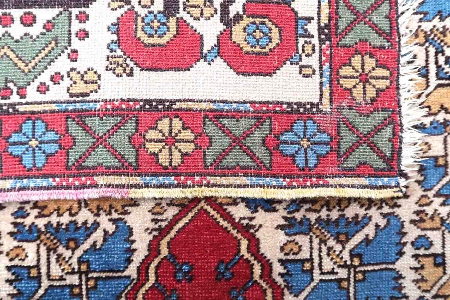 Handmade Antique Collectible Turkish Transylvania Rug, 1880s, 1P129 For Sale 2