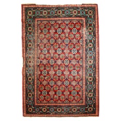 Handgefertigter antiker ostaturkestanischer Khotan-Teppich, 1900er Jahre, 1C724