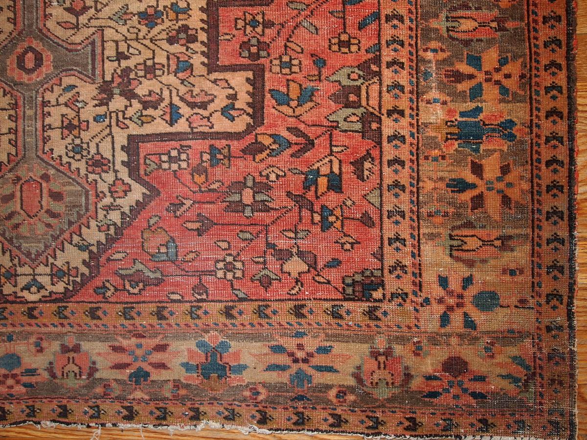 Hand-Knotted Handmade Antique Farahan Style Rug, 1910s, 1B153 For Sale