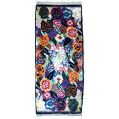 Handmade Antique French Art Deco Rug, 1920s, 1P24