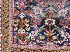 Handmade Antique Hamadan Style Rug, 1900s, 1Q0235