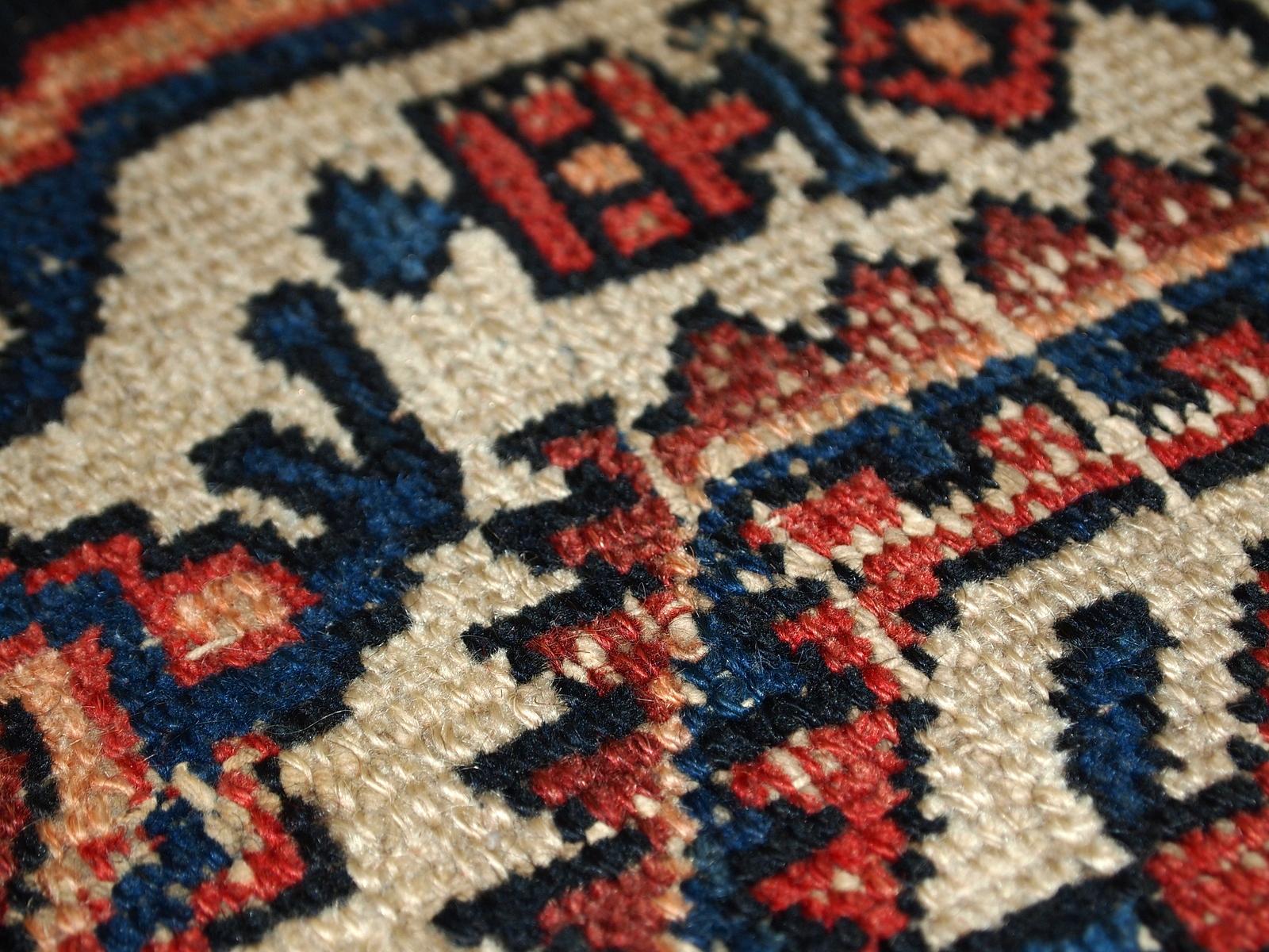 Handgefertigter antiker Teppich im Hamadan-Stil, 1920er Jahre, 1C321 (Frühes 20. Jahrhundert) im Angebot