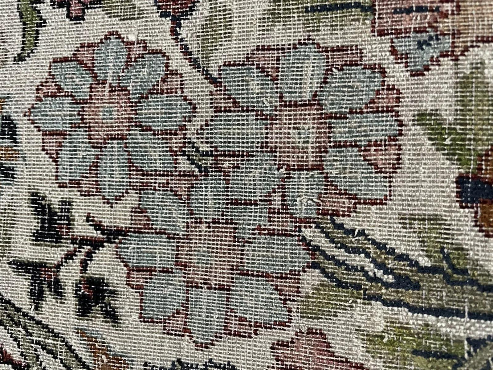 Début du 20ème siècle Tapis ancien indien Agra, fait main, 2.11' x 4.11', 1920 - 1N93 en vente