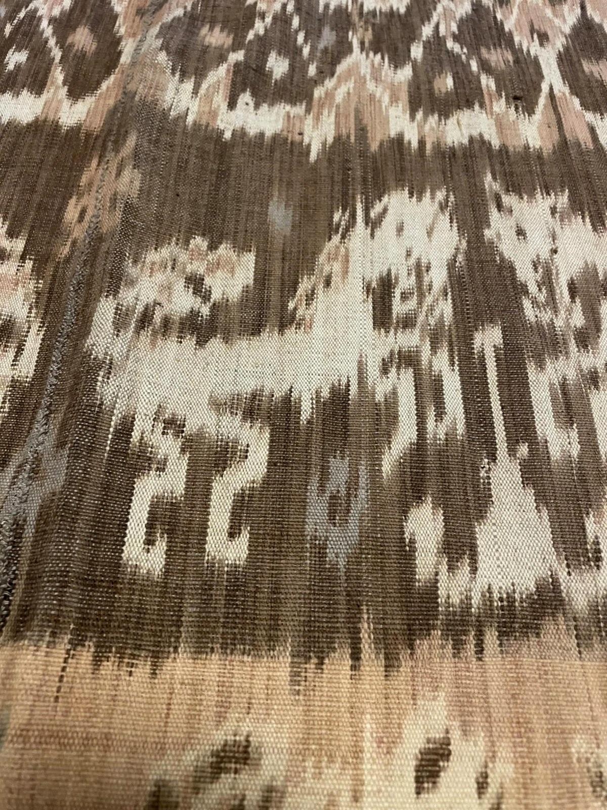 Début du 20ème siècle Rug & Kilim Indinesian Ikat fait main 3.8' x 8.3' 1900s - 1N88 en vente