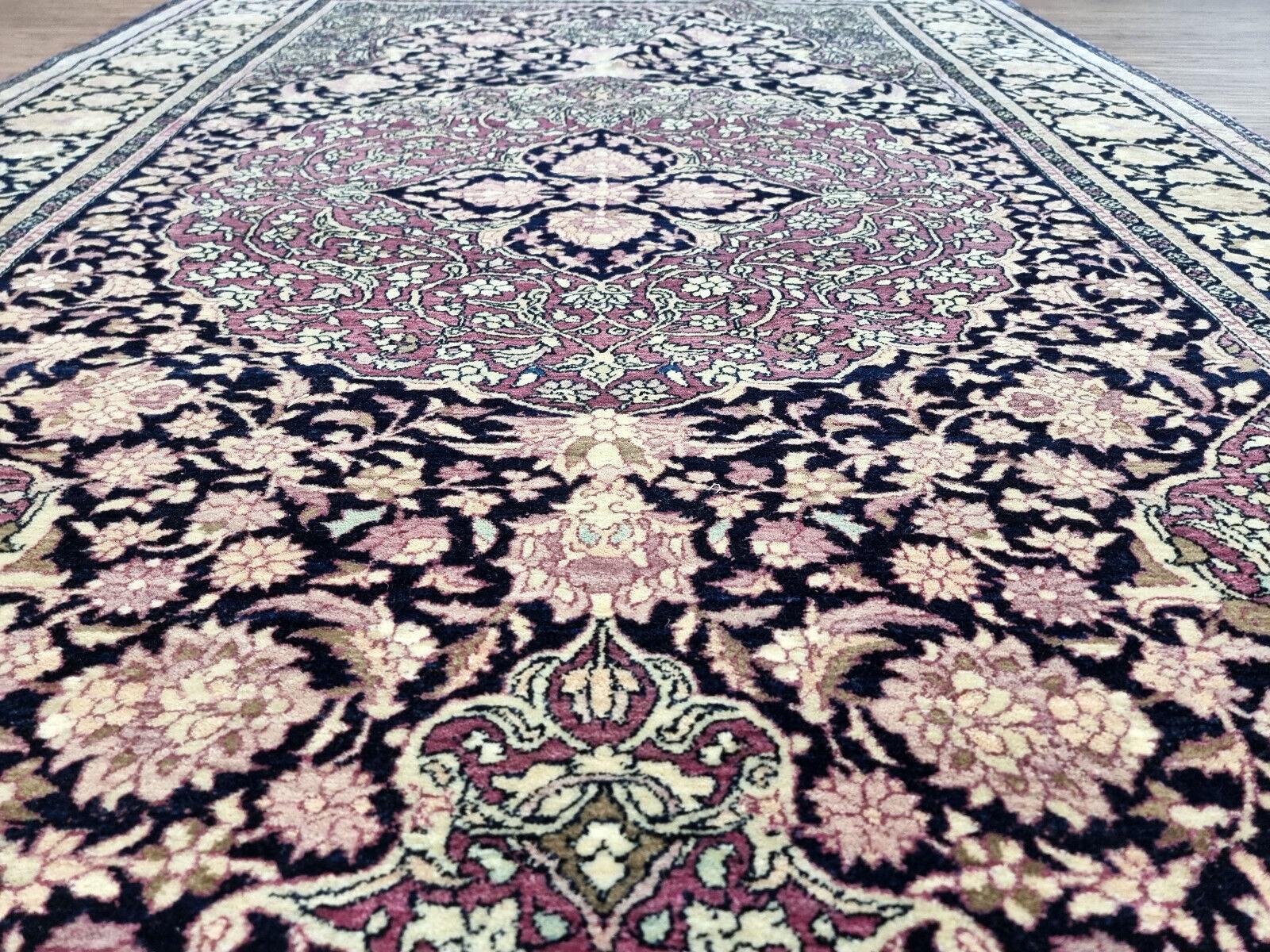 Perse Tapis ancien de style Isfahan fait à la main, années 1900, 1D18 en vente
