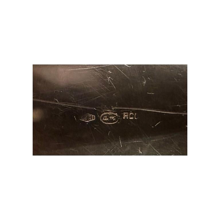 Centro de mesa de plata de ley 800 hecho a mano Circa 1930 Plata esterlina en venta