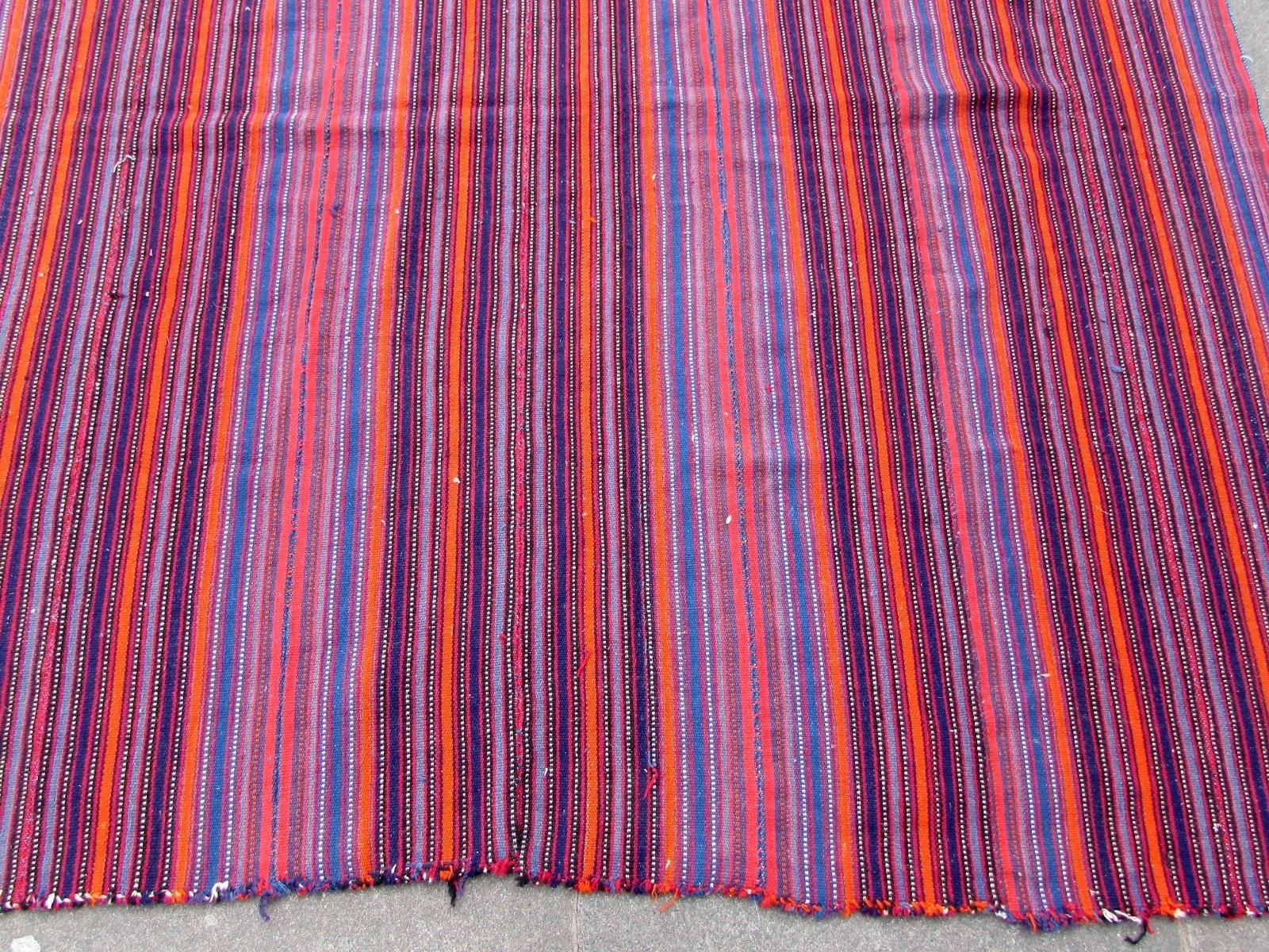 Wool Handmade Antique Jajim Style Kilim, 1930s, 1Q0240