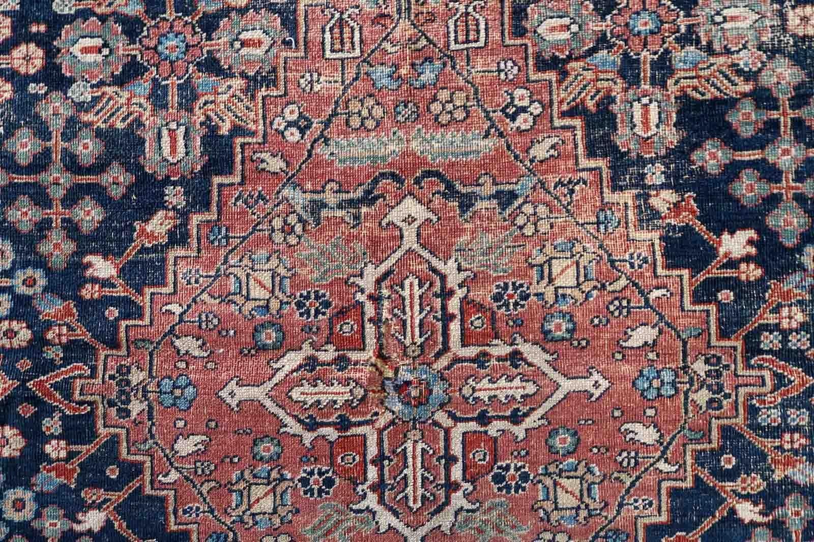 Early 20th Century Handmade Antique Jozan Style Rug, 1900s, 1C1054 For Sale