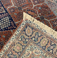 Handmade Antique Jozan Style Rug, 1920s, 1B950