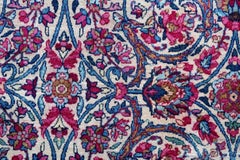 Handmade Antique Kerman Style Fragment Runner, 1930s, 1P141