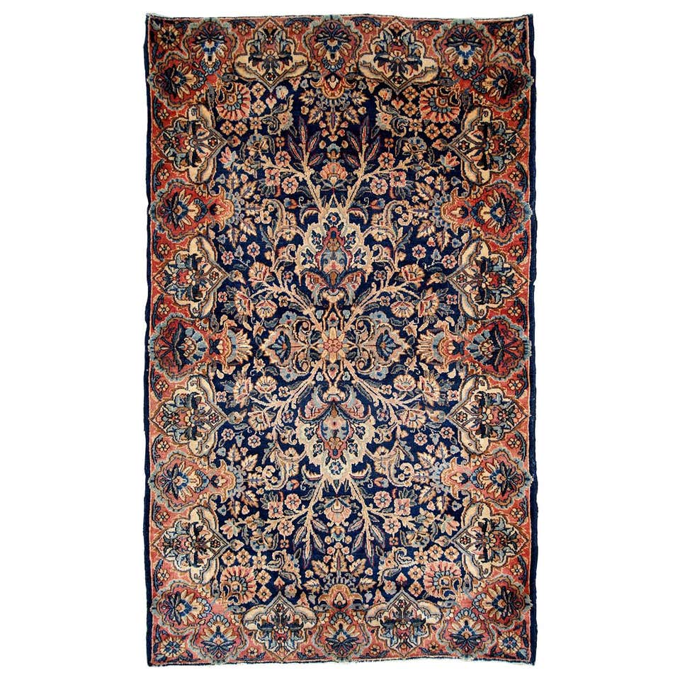 Handmade antique Kerman Style Rug, 1920s, 1B739 For Sale at 1stDibs