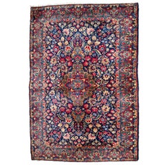 Tapis Kerman ancien fait à la main, années 1920, 1B739