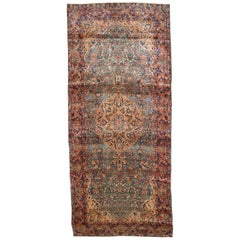 Handmade Antique Kerman Style Rug, 1920s, 1B791