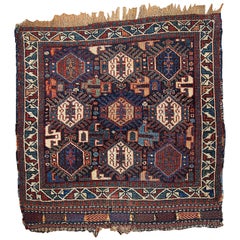 Face de sac de style Khamseh antique faite à la main, années 1880, 1B318