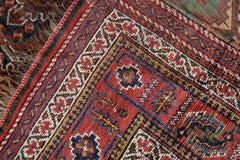 Handmade Antique Khamseh Style Rug, 1880s, 1C994