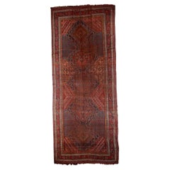Handgefertigter antiker Teppich im Khamseh-Stil, 1880er Jahre, 1C994