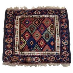 Handgefertigtes antikes Taschentuch im kurdischen Stil, 1880er Jahre, 1B930