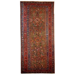 Tappeto antico in stile curdo fatto a mano, 1880, 1B415