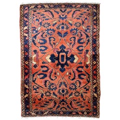 Handmade Antique Lilihan Style Rug, 1920s, 1B821