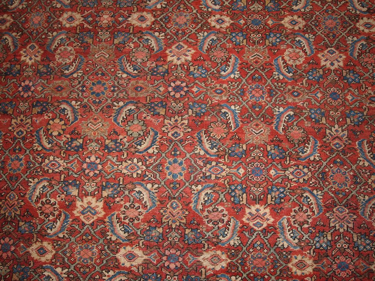 Early 20th Century Handmade Antique Mahal Style Rug, 1900s, 1B212 For Sale