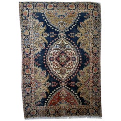 Handmade Antique Malayer Style Rug, 1920s, 1B26