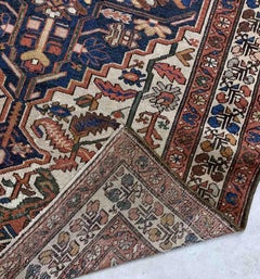 Handmade Antique Malayer Style Rug, 1920s, 1B917