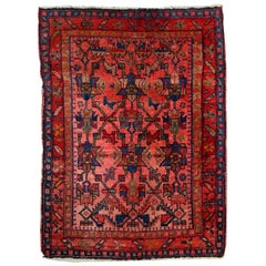 Handmade Antique Malayer Style Rug, 1920s, 1C403
