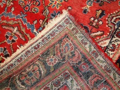 Handmade Antique Malayer Style Rug, 1920s, 1C688