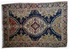 Handmade Antique Malayer Style Rug, 1920s, 1B26