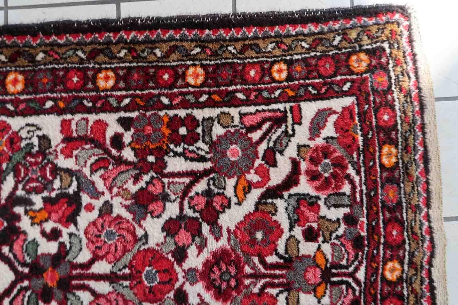Mid-20th Century Handmade Antique Malayer Style Runner, 1930s, 1C1006 For Sale