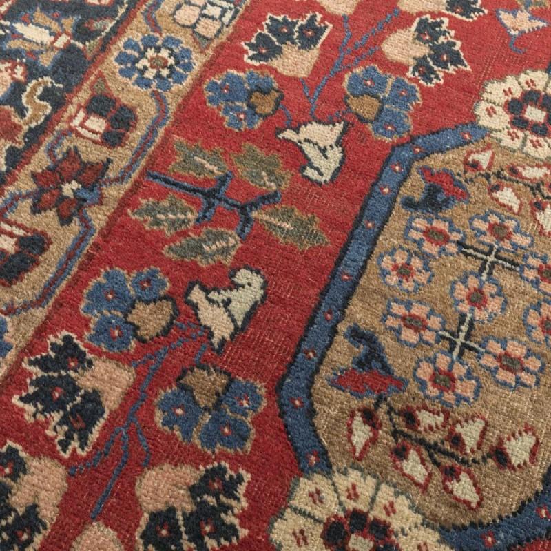 Handmade Antique Medallion Rug with Classic Design. 3, 85 x 2, 90 m For Sale 7