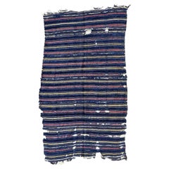 Handgefertigter antiker marokkanischer Berber-Sammlerkilim aus Berber, 1880er Jahre, 1P135