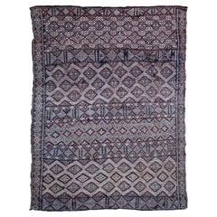 Kilim berbère marocain ancien fait à la main, années 1900, 1P53