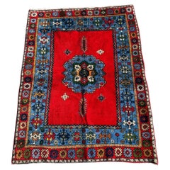 Handgefertigter antiker marokkanischer Berberteppich 3,11
 x 5
, 1920er Jahre - 2B105