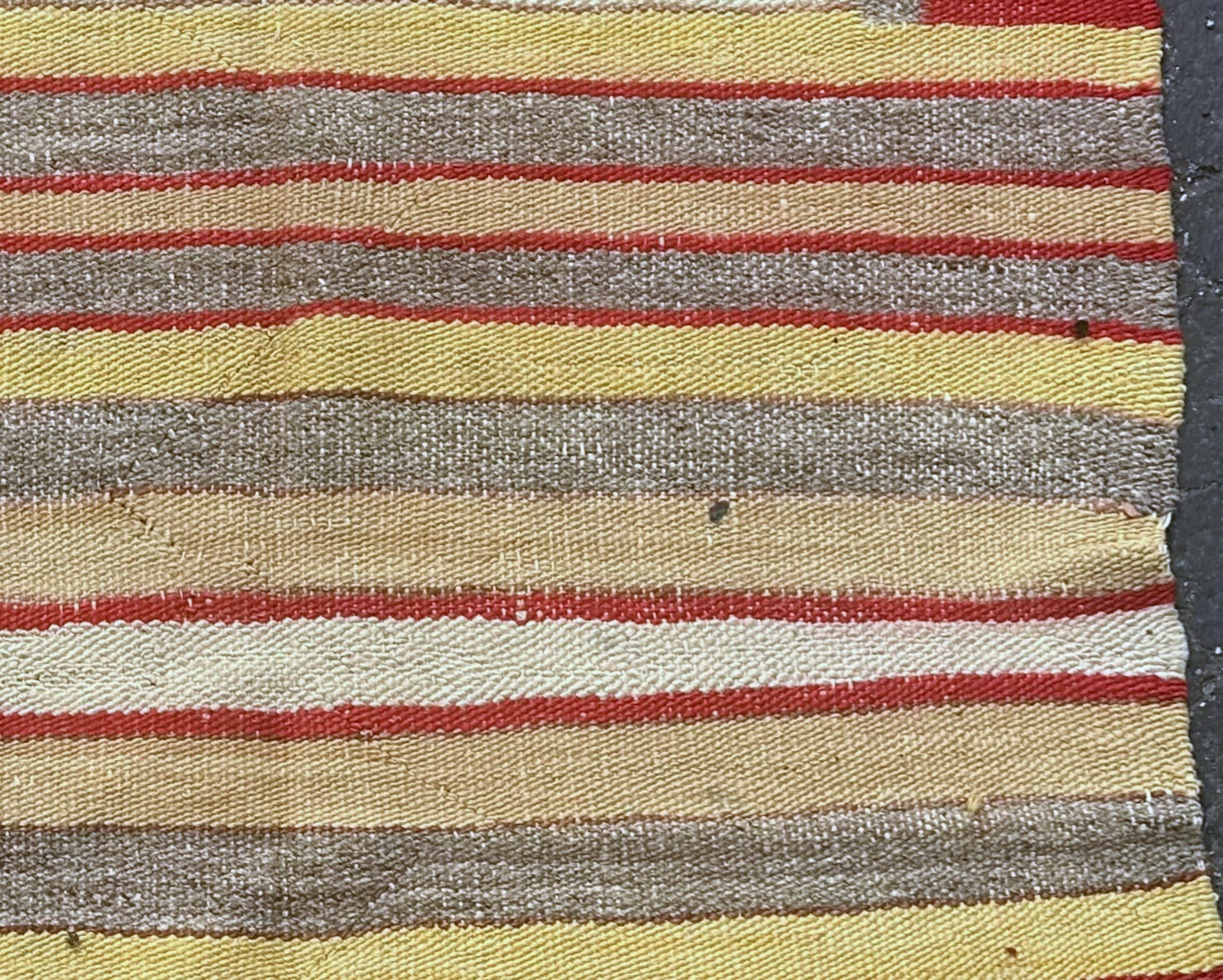 Début du 20ème siècle Tapis Navajo amérindien ancien fait à la main 2,2' x 2,5', années 1900 - 2B67 en vente