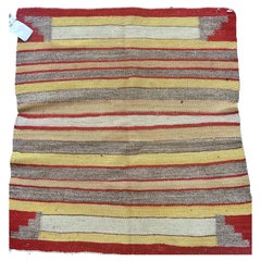 Tappeto Navajo antico fatto a mano 2,2' x 2,5', 1900 - 2B67