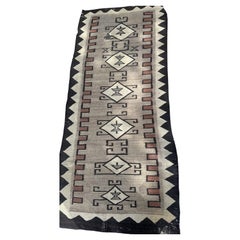 Tappeto Navajo antico fatto a mano 2,3' x 5,2', 1880 - 2B68