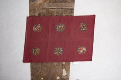 Handmade Antique Needlepoint Rug in Medallion Floral Patterns by Rug & Kilim