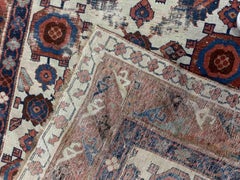 Handmade Antique North-West Style Rug, 1820s, 1B952