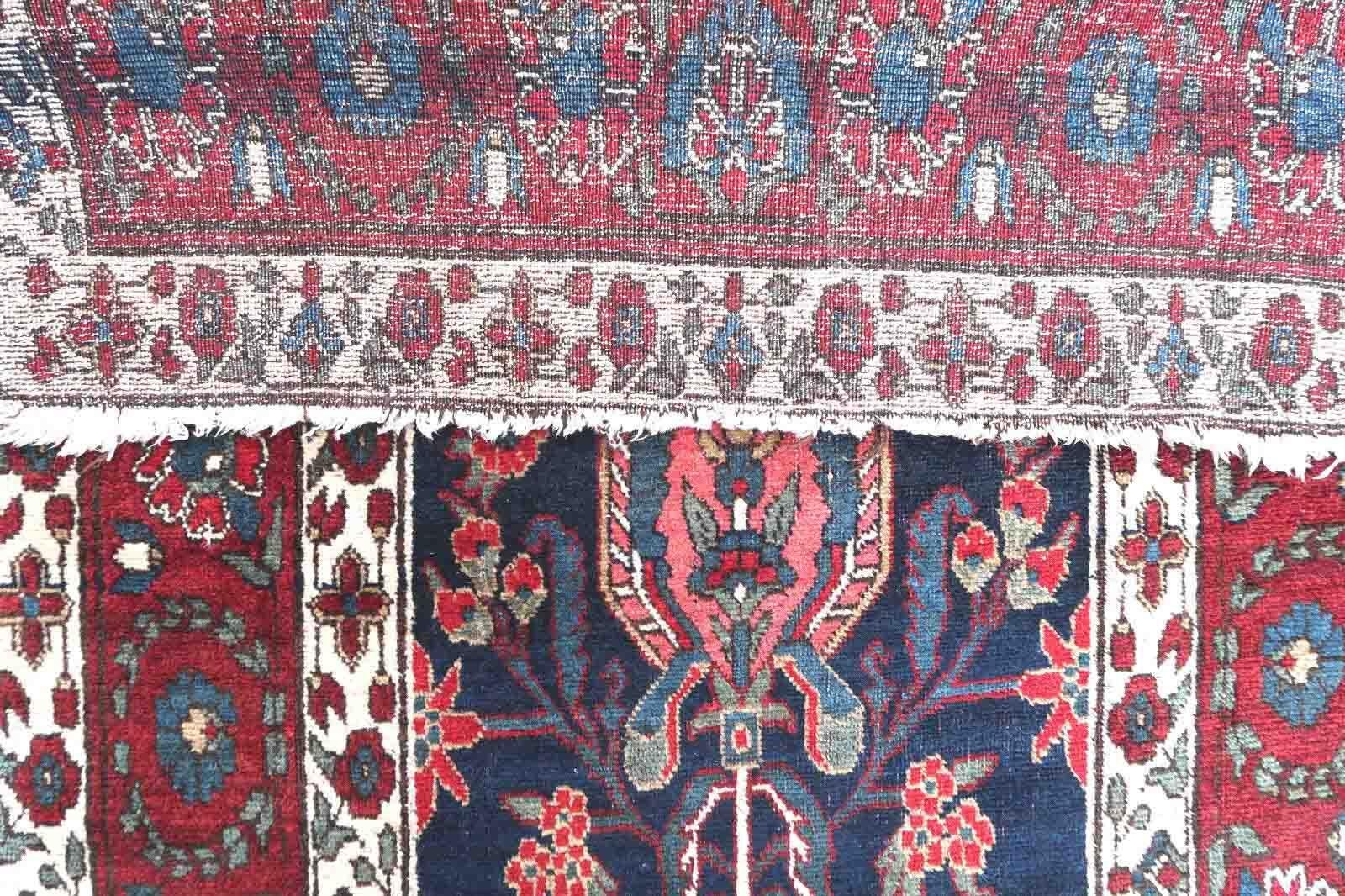 Early 20th Century Handmade Antique North-West Style Runner, 1900s, 1P127 For Sale