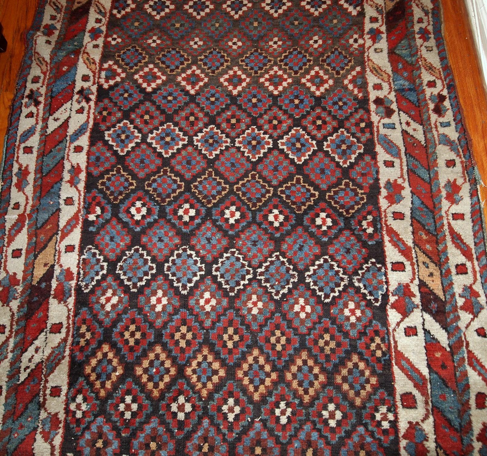 Asian Handmade Antique Nothwest Style Rug, 1880s, 1B659 For Sale