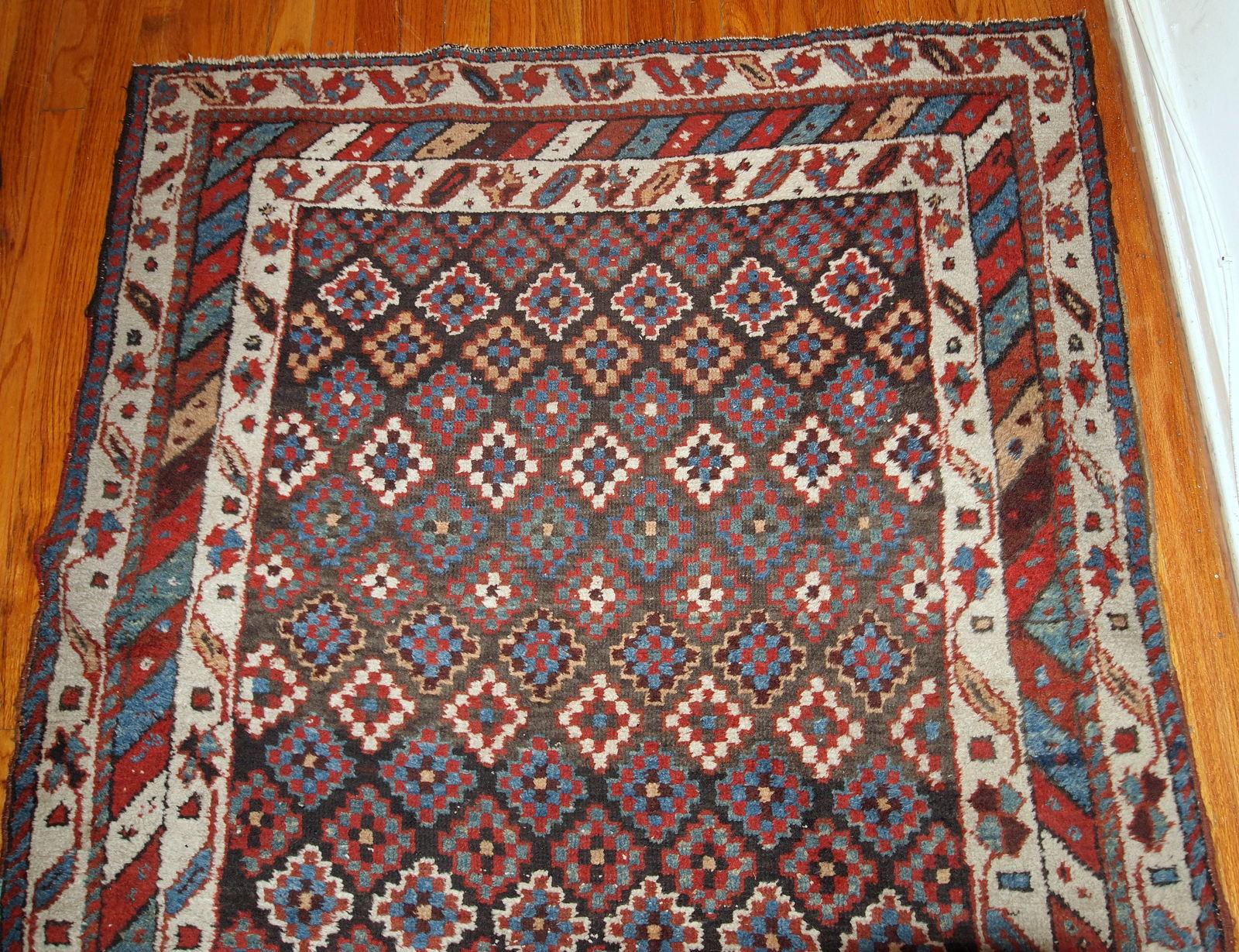 Late 19th Century Handmade Antique Nothwest Style Rug, 1880s, 1B659 For Sale