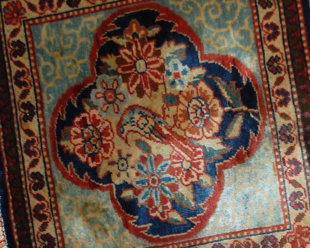 Handmade Antique Pair of Dabir Kashan Style Rugs, 1B488 1