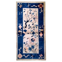 Handmade Antique Peking Chinese Rug, 1900s, 1B566
