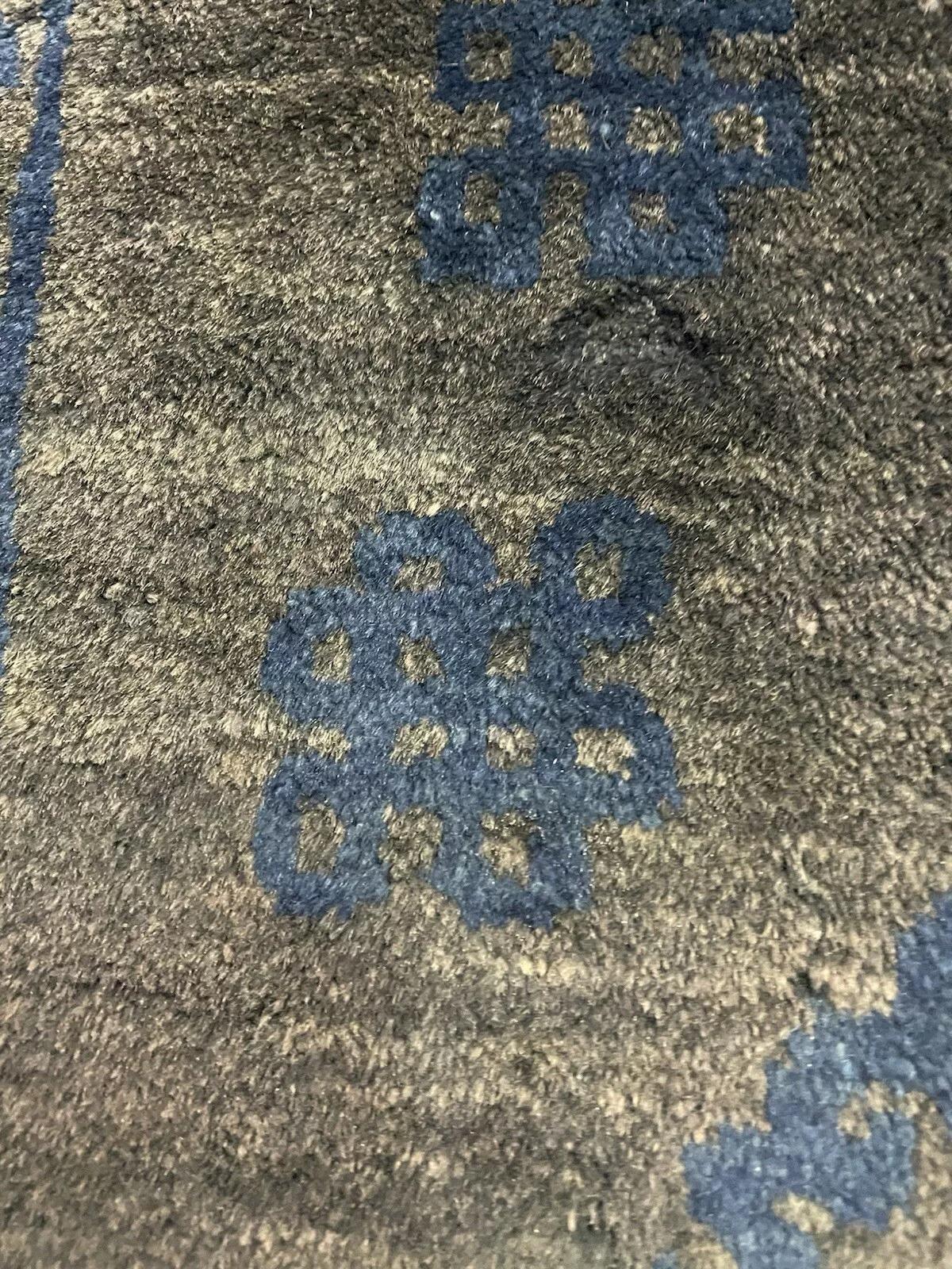 Laine Tapis chinois pékinois ancien fait à la main 2' x 4,1', années 1900 - 1N72 en vente