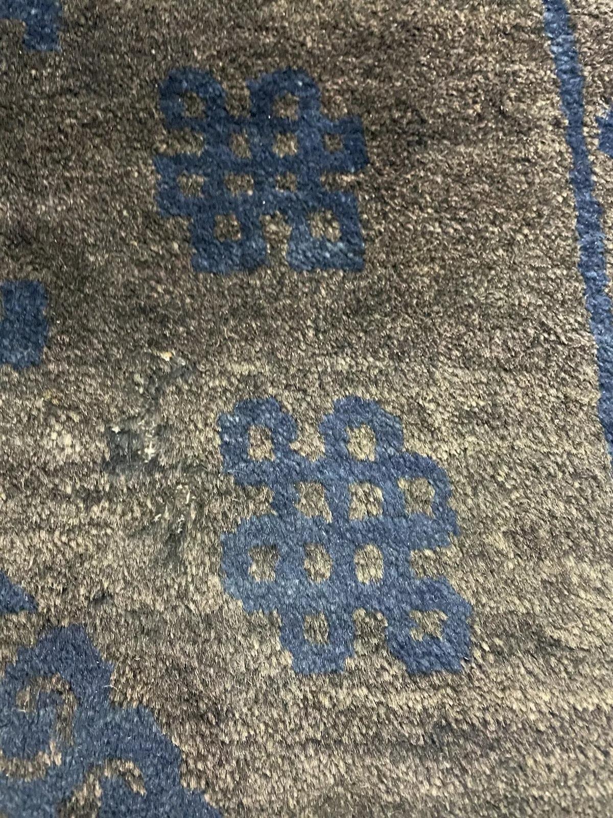 Tapis chinois pékinois ancien fait à la main 2' x 4,1', années 1900 - 1N72 en vente 3